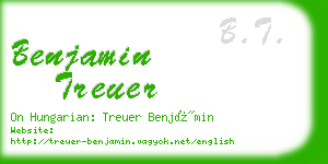 benjamin treuer business card